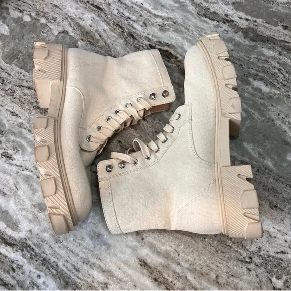 Urban Outfitters Nina Combat Chunky Laced Boots Size 40/9 - Picture 10 of 11